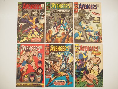 Lot 316 - AVENGERS #34, 36-40 (6 in Lot) - (1966/67 -...