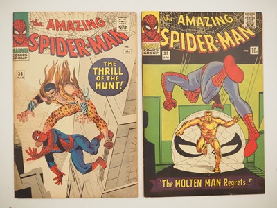 Lot 334 - AMAZING SPIDER-MAN #34 & 35 (2 in Lot) - (1966...