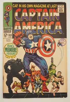 Lot 343 - CAPTAIN AMERICA #100 - (1968 - MARVEL) -...
