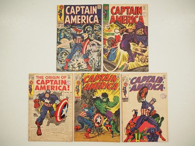 Lot 345 - CAPTAIN AMERICA #107 to 111 (5 in Lot) -...