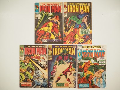 Lot 359 - IRON MAN #2, 3, 4, 5 + KING-SIZE SPECIAL #1 (5...