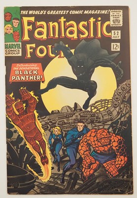 Lot 386 - FANTASTIC FOUR #52 - (1966 - MARVEL) - First...