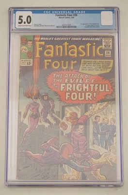 Lot 391 - FANTASTIC FOUR #36 (1965 - MARVEL) - GRADED...