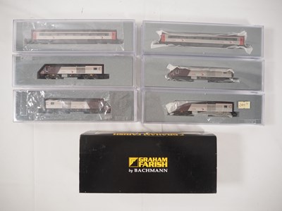 Lot 35 - GRAHAM FARISH N gauge pair of 371-481 HST...