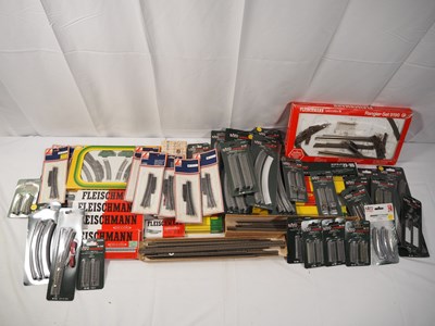 Lot 62 - Large crate of boxed N gauge track and...