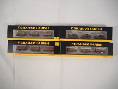 Lot 84 - GRAHAM FARISH - N gauge triple wagon packs,...
