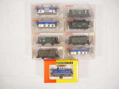 Lot 112 - FLEISCHMANN - An HO gauge 4305 rack railway...