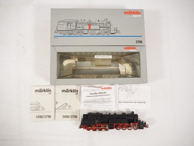 Lot 113 - MARKLIN - An HO gauge 3796 German outline BR96...