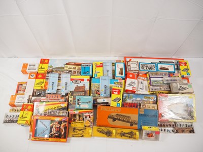 Lot 127 - A large group of HO gauge building kits and...