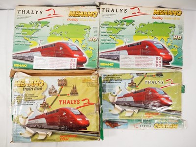 Lot 132 - MEHANO - An HO gauge TGV Thalys 4 car train...