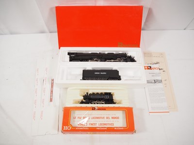 Lot 134 - RIVAROSSI - American outline HO gauge steam...