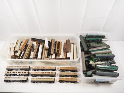 Lot 194 - Two large crates of OO gauge unboxed passenger...