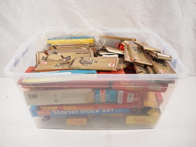 Lot 247 - A large crate of boxed track and track packs...