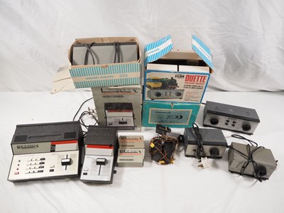 Lot 264 - A large crate of model railway controllers and...