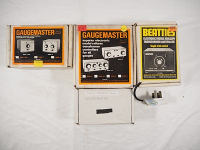 Lot 265 - GAUGEMASTER - boxed model railway controllers...