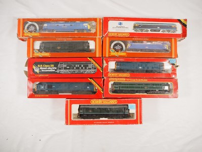 Lot 296 - HORNBY - OO gauge diesel and electric...
