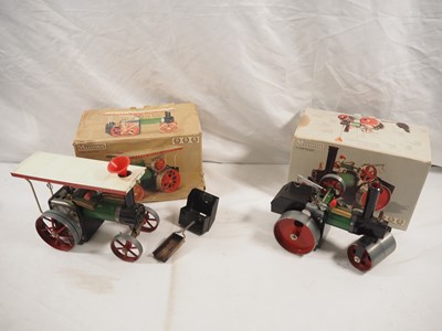 Lot 352 - MAMOD - A pair of boxed live steam engines...