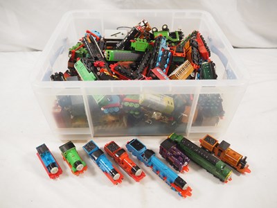 Lot 355 - A large crate of diecast and plastic Thomas...
