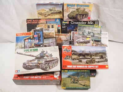 Lot 374 - A large quantity of boxed plastic model kits,...