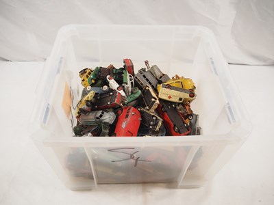 Lot 384 - DINKY - a large crate of vintage play worn...