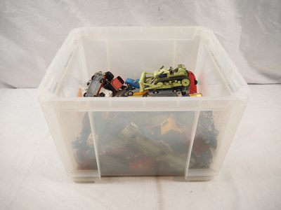 Lot 385 - CORGI - a large crate of vintage play worn...