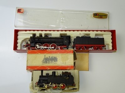 Lot 296 - HO GAUGE MODEL RAILWAYS: A pair of Italian...