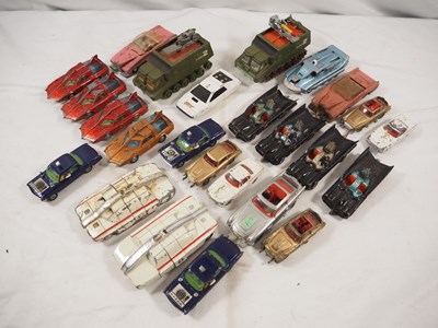 Lot 400 - A group of play worn diecasts film and TV...