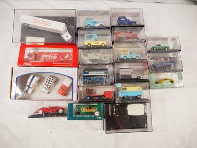 Lot 410 - A large group of 1:43 scale vans and lorries...