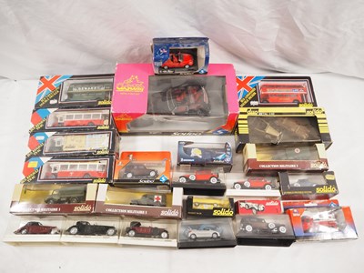 Lot 422 - SOLIDO - A quantity of diecast cars, buses and...