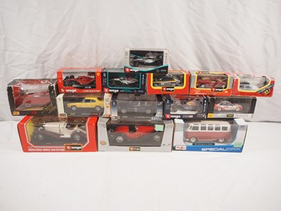 Lot 437 - Boxed diecast cars in 1:43 and 1:24 scales by...