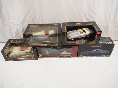 Lot 446 - Group of 1:18 scale diecast cars by MINICHAMPS,...