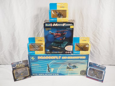 Lot 465 - A DRAGONFLY radio control helicopter (appears...