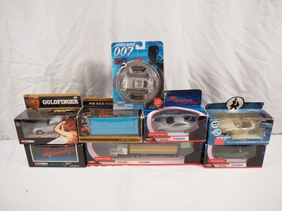 Lot 481 - CORGI - A group of James Bond themed diecast...