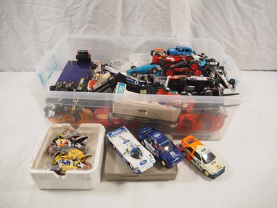Lot 511 - A large crate of mostly unboxed slot racing...