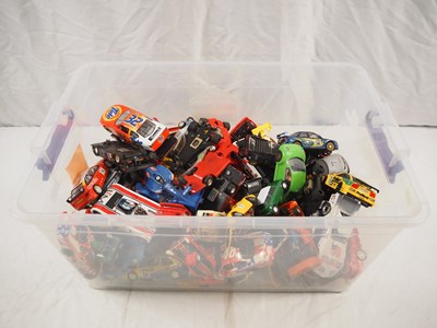 Lot 512 - A large crate of mostly unboxed slot racing...