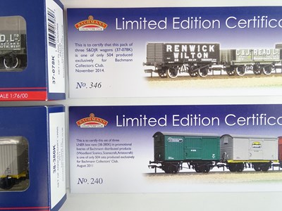 Lot 344 - A group of BACHMANN Collectors' Club wagons...