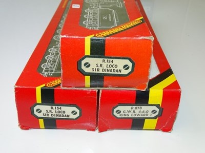 Lot 331 - OO GAUGE MODEL RAILWAYS: A group of HORNBY...