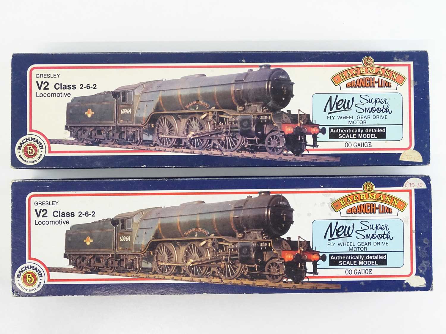 Lot 360 - A pair of BACHMANN V2 Class steam locomotives...