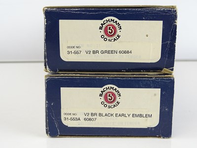 Lot 360 - A pair of BACHMANN V2 Class steam locomotives...