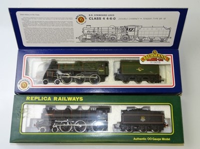 Lot 550 - OO GAUGE MODEL RAILWAYS: A pair of steam...