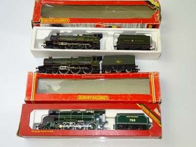 Lot 584 - OO GAUGE MODEL RAILWAYS: A group of steam...