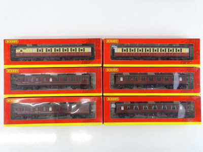 Lot 376 - A group of HORNBY Ex-LMS and Ex-LNER coaches...