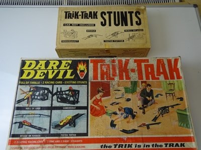 Lot 96 - VINTAGE TOYS: A TRI-ANG Trik-Trak Daredevil...