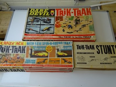 Lot 97 - VINTAGE TOYS: A TRI-ANG Trik-Trak Daredevil...