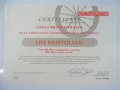 Lot 393 - A HORNBY R2031 'The Bristolian' Train Pack...