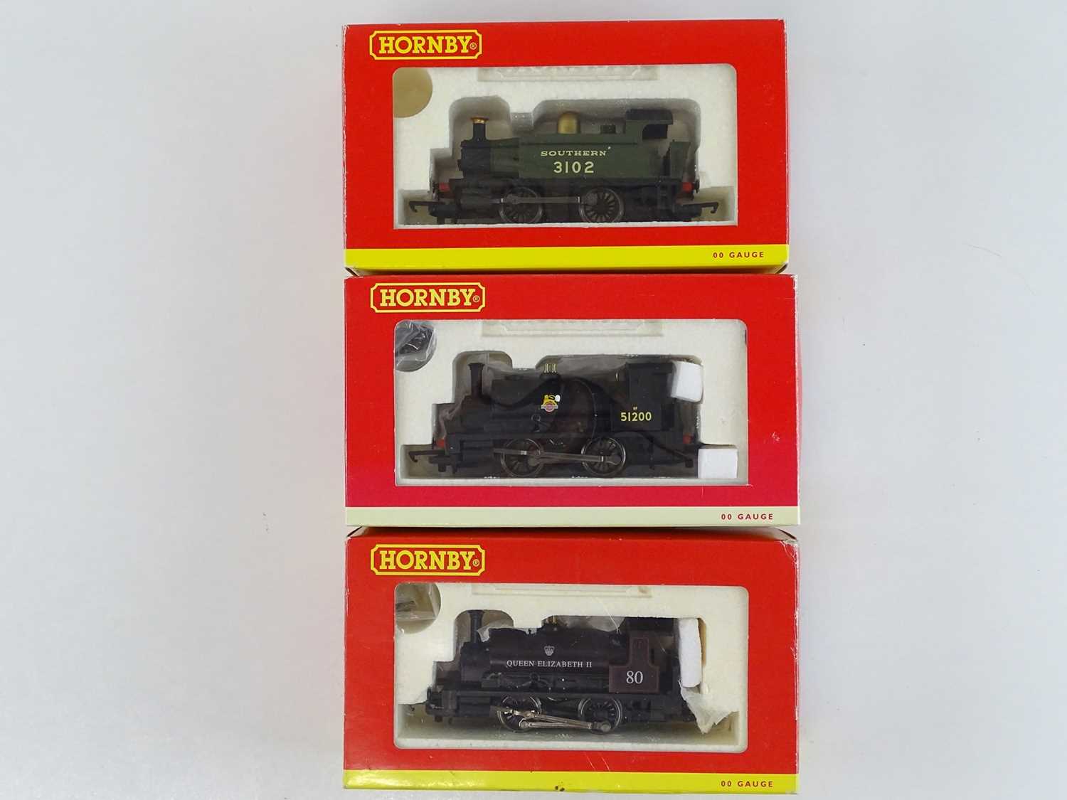 Lot 398 - A group of HORNBY small steam tank locomotives...