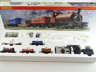 Lot 424 - A HORNBY R1127 "City Industrial" train set, no...