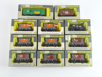 Lot 426 - A mixed group of WRENN wagons to include a...