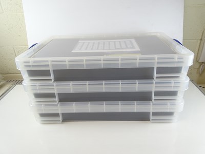 Lot 434 - A group of OO Gauge rolling stock carry cases...