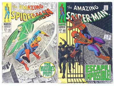 Lot 112 - AMAZING SPIDER-MAN #64 & 65 - (2 in Lot) -...